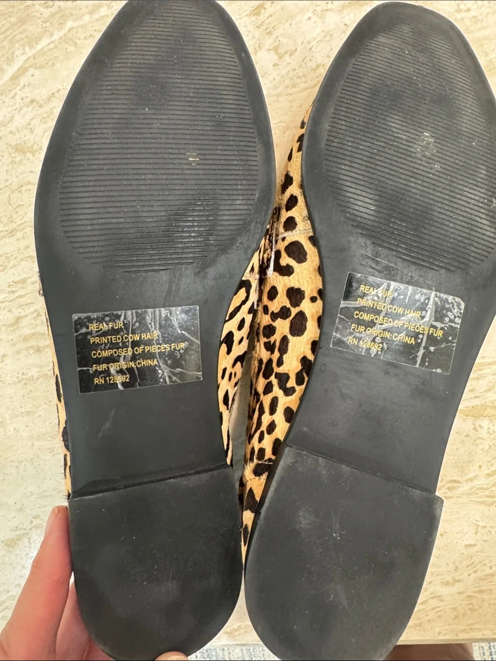Steve Madden Leopard Print Loafers - Tan and Black